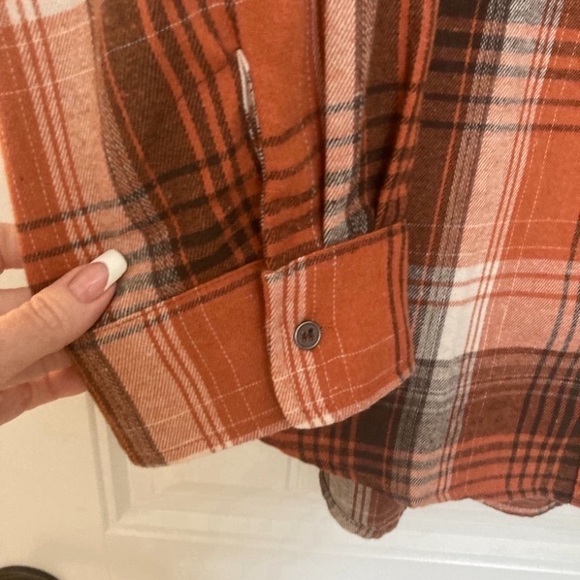 Rhinestone Fringe Flannel - Picture 4 of 6